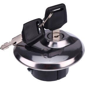 Fuel Tank Cap Gas Lock 44200-38850, 44200-12870 with 2 Keys Compatible with Suzuki GZ250 1999-2007, GZ125 Marauder 1998-2007, VS750GLP Intruder 750 1988-1991, VS800GL Boulevard S50 2006-2009
