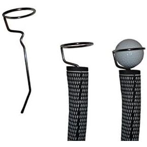 Horne Golf Halo Golf Ball Retiever Pick Up Grabber for End of Putter Golf Club Holder Pick Up Flag Pick Up and Divot Tool