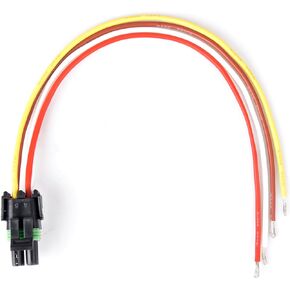 CNRAQR 909510000/1809925 Electric RV Step Control Unit 4-Way Plug for 5th Wheel RVs, Travel Trailers and Motorhomes, 4-Pin Pre-Wired Harness with Male Connection - 369243