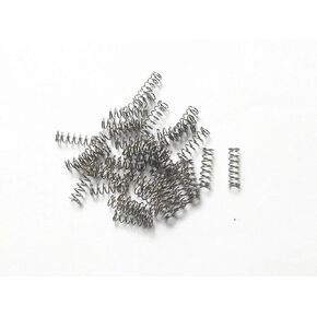 XJSXZC Stainless Steel Compression Springs Silver Tone 0.5x4x15mm 40 Pcs