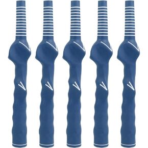 Golf Club Grip, Golf Correction Accessory Golf Grip Golf Hand Grip, 5Pcs Golf Training Aid Anti-Slip for Beginner(Aperture 12.5mm Blue)