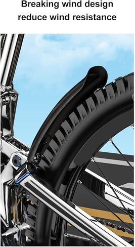 مجموعة مصدات الدراجة SUNGOOYUE، قطعتان من واقيات الطين البلاستيكية والراتنج الطويلة مع 12 قطعة من روابط الكابلات لركوب الدراجات الجبلية في الهواء الطلق in Kuwait
