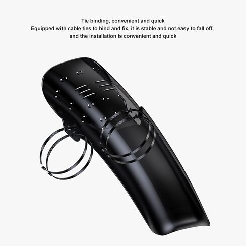 مجموعة مصدات الدراجة SUNGOOYUE، قطعتان من واقيات الطين البلاستيكية والراتنج الطويلة مع 12 قطعة من روابط الكابلات لركوب الدراجات الجبلية في الهواء الطلق in Kuwait