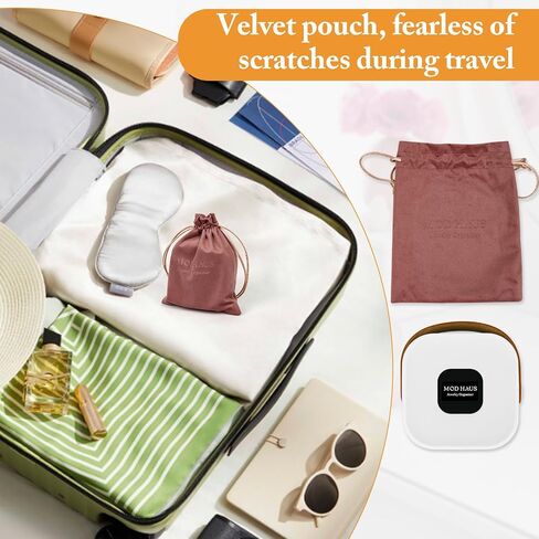 Small Travel Jewelry Case for Women, Travel Essential Jewelry Organizer, jewelry storage box for Earrings, Necklaces, Rings, Bracelets for home and travelling, Multiple use (Grey) in Saudi Arabia