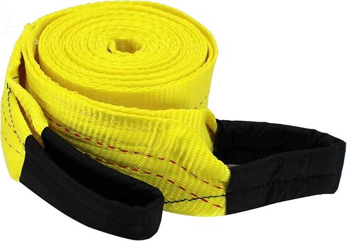 حافظة شجرة صفراء HFS(R)، حزام ونش، حزام سحب بسعة 30,000 رطل (3X8FT) in Saudi Arabia