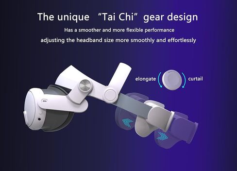 حزام الرأس متوافق مع Meta Quest 3، حزام رأس بطارية 10000 مللي أمبير في الساعة لملحقات VR Oculus Quest 3 لوقت تشغيل ممتد و0 حزام رأس متوافق مع Meta Quest 3 in Kuwait
