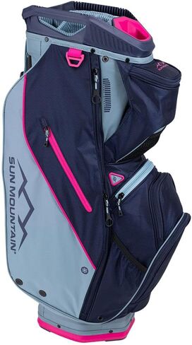 Sun Mountain 2024 Women's Sync Golf Cart Bag Navy/Hot Pink in Saudi Arabia