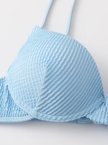 MakeMeChic Women's 2 Piece Bathing Suit Push Up High Cut Bikini Swimsuit in Saudi Arabia