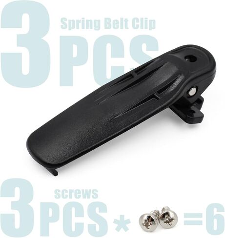 Replacement Belt Clip KBH-11 for Kenwood TX-5200 TK-5220 tk5320 NX-5300 NX-5400 TK3180 TK2180 NX200 NX300 Radio (3PCS) in Saudi Arabia