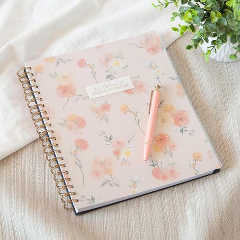 Blue Sky Life Note It for 2024-2025 Academic Year Weekly and Monthly Planner, 5.875" x 8.625", Clear Cover, Wirebound, Hannah (142590-A25) in Saudi Arabia