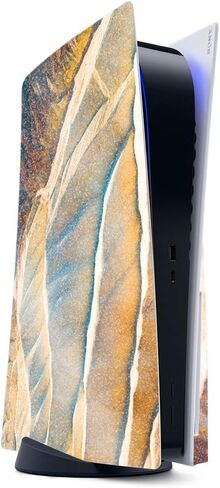 MightySkins Glossy Glitter Gaming Skin for PS5 / Playstation 5 - Marble Glitz | Durable High-Gloss Glitter Finish | Easy to Apply and Change Style | Made in The USA in Saudi Arabia