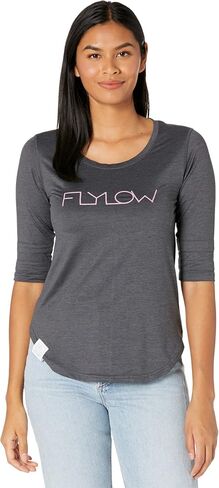 قميص Flylow النسائي Hawkins - تي شيرت بأكمام ¾ لركوب الدراجات الجبلية والمشي لمسافات طويلة والجري على الطرق in Saudi Arabia