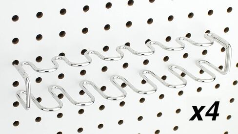 Pegboard Tool Organizer, 1-Pack - Screwdriver Holder and/or Pliers Rack Accessory - Hooks to Any Peg Board - Pegboard Organization Accessory for Workbench, Garage, Tool Shed, Craft Room in Saudi Arabia
