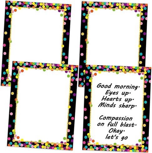 100 Sheets Back to School Squiggles and Dots Computer Printer Paper, 8.5x11 Black White Stationery Border Letterhead Paper for Teacher Print Writing Letters School Supplies for Kids Home Family in Saudi Arabia