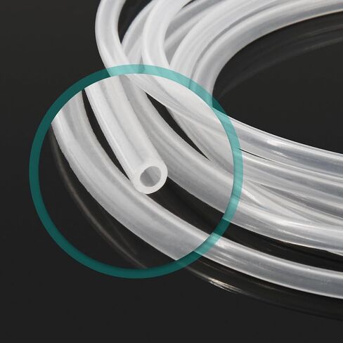 Kemcatui أنابيب السيليكون 6 مم × 10 مم، خرطوم السيليكون المرن الشفاف، أنابيب PVC، أنابيب خرطوم درجة الحرارة العالية من الدرجة الغذائية in Kuwait