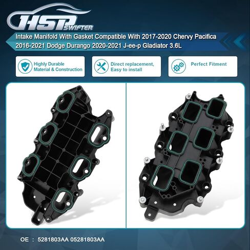 مشعب السحب مع حشية متوافق مع 2020-2023 Jeep Gladiator 2017-2023 Chrysler Pacifica 2016-2023 Dodge Durango 3.6L OE# 5281803AA 05281803AA in Saudi Arabia