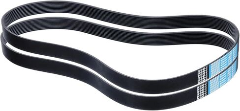 uxcell 2pcs 430J10 PJ V-Ribbed Belt 10 Ribs 43" Length x 0.92" Width x 0.14" Height, EPDM Rubber Poly V Belt, Multi Wedge Micro V Belt in Saudi Arabia