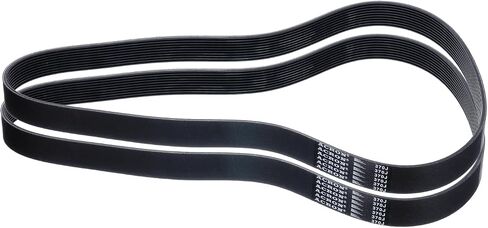 uxcell 2pcs 430J10 PJ V-Ribbed Belt 10 Ribs 43" Length x 0.92" Width x 0.14" Height, EPDM Rubber Poly V Belt, Multi Wedge Micro V Belt in Saudi Arabia