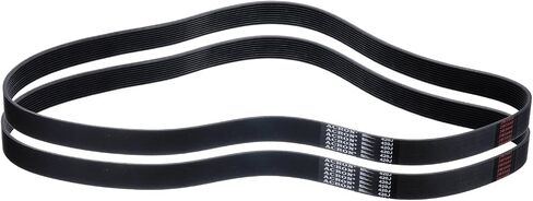 uxcell 2pcs 430J10 PJ V-Ribbed Belt 10 Ribs 43" Length x 0.92" Width x 0.14" Height, EPDM Rubber Poly V Belt, Multi Wedge Micro V Belt in Saudi Arabia