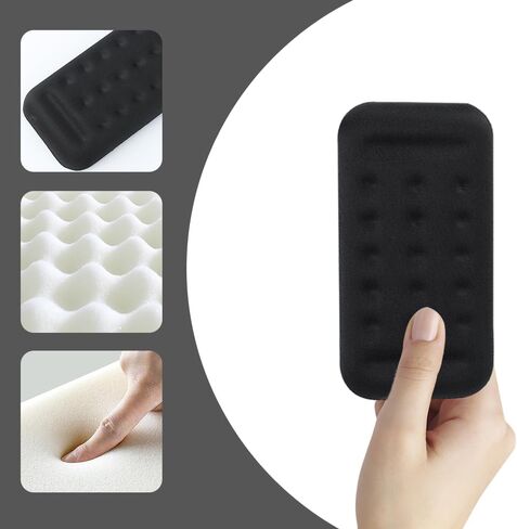 قطعتان من وسادة مسند ذراع السيارة المريحة، وسادات مسند ذراع السيارة، وسادة وسادة الكوع لوحدة التحكم المركزية للسيارة، وسادات راحة من الإسفنج الذكي لمرفق السيارة، ملحقات داخلية للسيارة مناسبة لدعم الذراع in Saudi Arabia