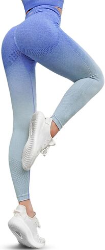 Premium Seamless High Waist Support Tummy Control Scrunch Booty Lifting Leggings -Gym Fitness Yoga in Saudi Arabia