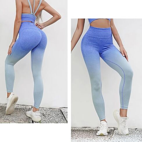 Premium Seamless High Waist Support Tummy Control Scrunch Booty Lifting Leggings -Gym Fitness Yoga in Saudi Arabia