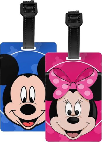 Luggage Tag Set of 2 Travel Bag Personalized Strap Name ID Card in Saudi Arabia