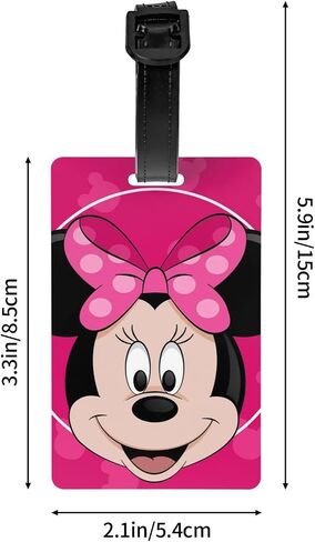 Luggage Tag Set of 2 Travel Bag Personalized Strap Name ID Card in Saudi Arabia