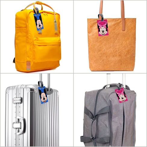 Luggage Tag Set of 2 Travel Bag Personalized Strap Name ID Card in Saudi Arabia