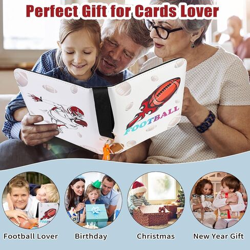 حافظة بطاقات البيسبول SUPERNIGHT، حافظة بطاقات تجارية بأكمام 400 جيب، حافظة بطاقات رياضية قابلة للتجميع، 55 أكمام، منظم تخزين البطاقات in Kuwait