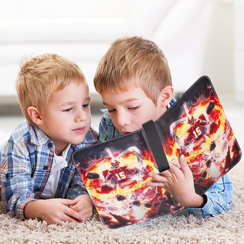 Football Card Binder with Sleeves 400 Pocket, Sports Card binder Compatible with Baseball Card, Basketball Card, Hockey card, Soccer Card, Trading Card Binder for Boys and Girls in Saudi Arabia