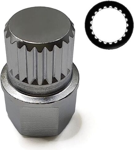 JEUCLEL 23PCS Wheel Locking Nut Key Kit Compatible with VW Volkswagen Audi VAG, Wheel Lock Nut Socket Adapter Set, Wheel Anti-Theft Lug Nut Removal Tool, Anti-Theft Screw Remover in Saudi Arabia