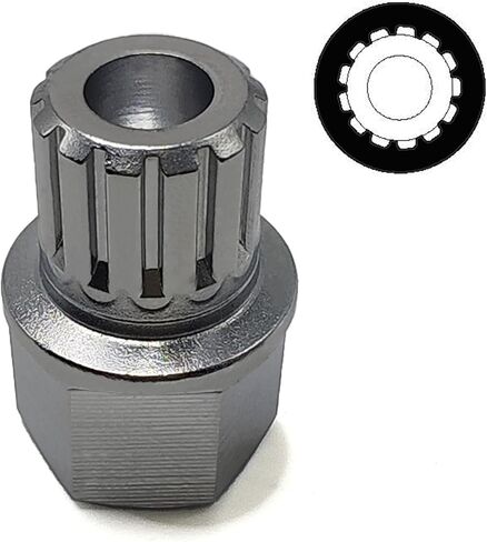 JEUCLEL 23PCS Wheel Locking Nut Key Kit Compatible with VW Volkswagen Audi VAG, Wheel Lock Nut Socket Adapter Set, Wheel Anti-Theft Lug Nut Removal Tool, Anti-Theft Screw Remover in Saudi Arabia