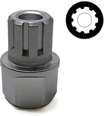 JEUCLEL 23PCS Wheel Locking Nut Key Kit Compatible with VW Volkswagen Audi VAG, Wheel Lock Nut Socket Adapter Set, Wheel Anti-Theft Lug Nut Removal Tool, Anti-Theft Screw Remover in Saudi Arabia