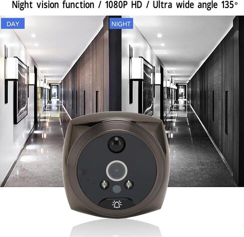 Video Intercom System, 3.5 Inch Doorbell, 1080P HD Color Night Vision Video Doorbell Camera with Monitor, Human Detection, HD Camera for Villa Office Apartment in Saudi Arabia