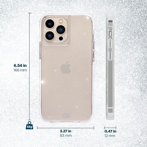 Case-Mate iPhone 13 Pro Max Case for Women [10ft Drop Protection] [Wireless Charging] Soap Bubble Phone Case for iPhone 13 Pro Max - Luxury Iridescent Swirl Effect Case - Shock Absorbing, Anti Scratch in Saudi Arabia