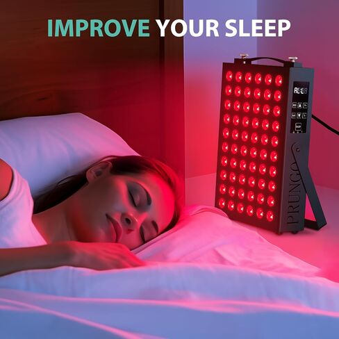 Red Light Therapy Device,RL-100, PrunGo 120W Red Light Therapy Device Panel with Adjustable Stand, 660nm 850nm Red Light Therapy (Blue) in Saudi Arabia