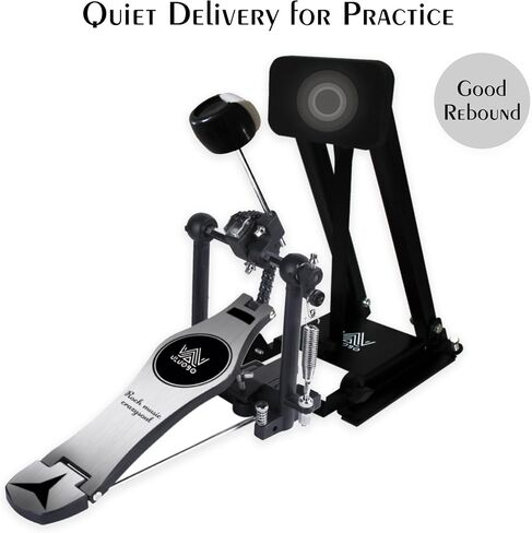 Bass Drum Practice Pad, Kick Drum Practice Pads Fits Single and Double Pedals in Saudi Arabia