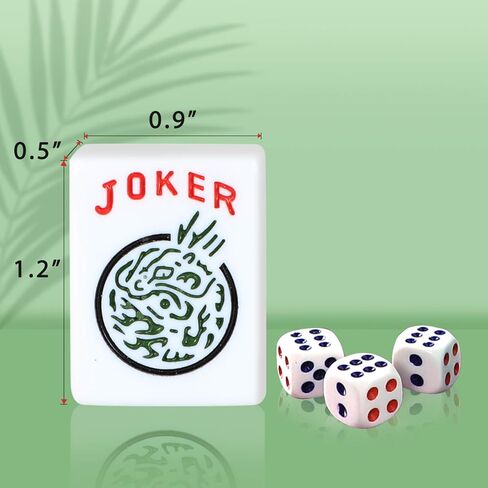 ORIENTOOLS American Mahjong Game Set with a Carrying Travel Bag, 166 Premium White Tiles, 4 All-in-One Rack/Pushers in Saudi Arabia