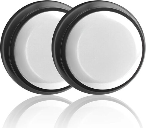 Recordable Button, Sound Button Record Talking Button Answer Buzzers Funny Buttons Record Your Own Words with 30s Voice Recording Time Also Used for Dog Training - Red and Black (Battery Included) in Saudi Arabia
