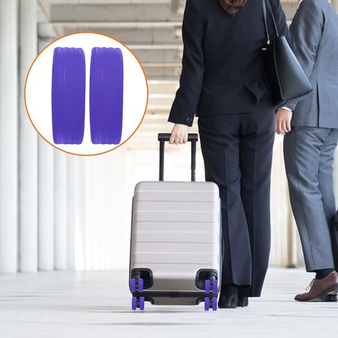 20 Pieces Luggage Wheel Covers, 5 Color Portable Suitcase Wheel Protector Covers Wheel Covers Luggage Spinner Wheel Covers for Most 8 Spinner Wheels Luggage Accessories in Saudi Arabia