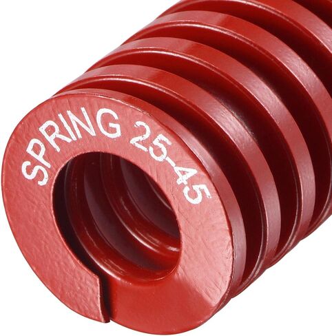 uxcell 3D Printer Die Spring, 25mm OD 40mm Free Length 65Mn 1225N Load Capacity Compression Mould Die Springs Red 2pcs in Saudi Arabia