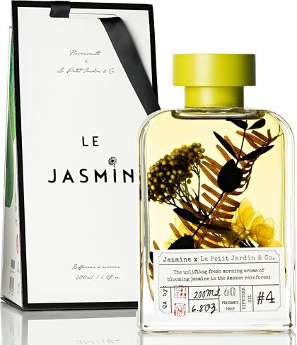مجموعة هدايا Le Petit Jardin & Co. Reed Diffuser مع زيت عطري بعصا الزهور 200 مل 6.7 أونصة لديكور المنزل والمكتب والحمام (الخزامى) in Kuwait