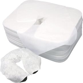 500 count Disposable Face Cradle Coverss–Medical-Grade cotton, SPA Face Rest Covers Headrest Covers for Massage Tables Massage Chairs 14.17 x 10.6 inches/ 36 x 27 cm… in Kuwait