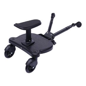 Universal Stroller Board with Detachable Seat, Stroller Attachment for Toddler to Ride for Most Brands of Strollers, 2 in1 Sit and Stand Stroller Standing Board, Holds Children Up to 55lbs in Kuwait