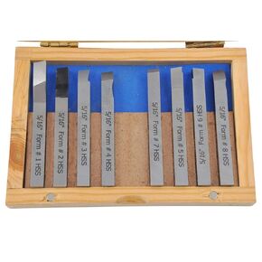HHIP 2006-9026 3/8 X 4" 8 Piece High Speed Steel Lathe Turning Tool Set in Kuwait