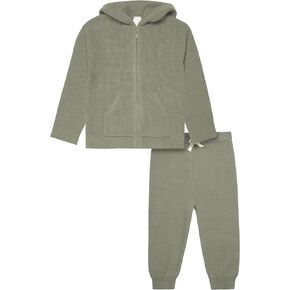 Modern Moments by Gerber Baby & Toddler Hooded Sweater Jacket & Jogger in Kuwait