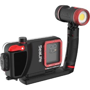 SeaLife SportDiver Underwater Smartphone Scuba Housing & Sea Dragon 2500 Lumen Light, Waterproof Photography, Easy Camera Controls, Fits Most Phones in Kuwait