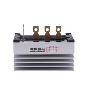1pcs SQL40A 40A 1000V Aluminum Heatsink Three Phase Diode Bridge Rectifier kit for Generator 40amp diode in Kuwait