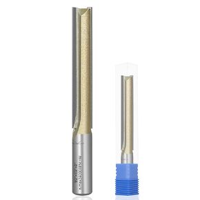 EASEWORK TOOL 1/2" Shank Straight Router Bit, Professional-Grade Carbide Tipped, 1/2" Cutting Diameter × 3" Cutting Depth for Woodworking Grooving, Dadoing & Edge Routing in Saudi Arabia